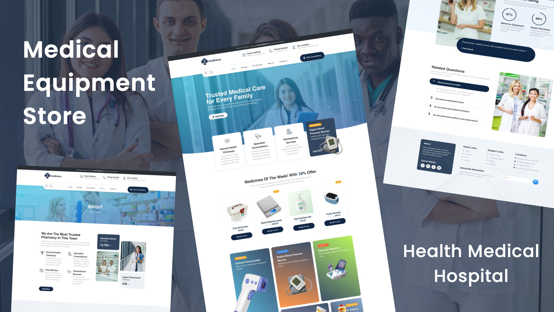Medineux - e-commerce website
